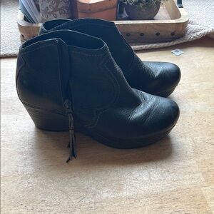 Women's Black Ankle Dansko Boots
